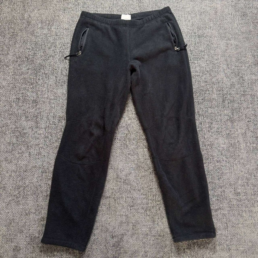 Fleece‎ MEC Pants Womens Medium Black Zipper Pockets Ankle Zip Gorpcore